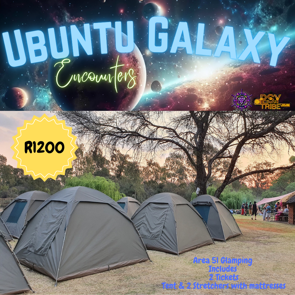 Ubuntu Galaxy 2024 🛸 Encounters 🛸 is happening on 30 November 2024. Early Bird tickets already sold out. Tent Nation tickets also available as from today.Grab your tickets here: https://www.psytribe.co.za/index.php/events/viewevent/82-ubuntu-galaxy-2024-encounters