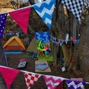 Decorate your campsite!!! A set of double tickets will be given away to the best decorated campsite at Ubuntu Gathering First Contact.#campsitedecor #aliens