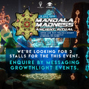 Mandala Madness. We're looking for stalls... There's only 2 slots and no more...