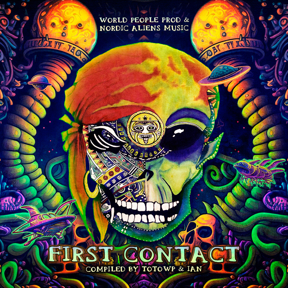 Aliens and Pirates are joining forces! Label managers Toto Wp and Ian Brooks have decided to create a collaborative project compilation, bringing a fresh breath of fine psychedelia, ready to launch you into a new musical journey. Both label artists have given their professionalism and their best possible self, to deliver the best possible result for your ears, mind and psyche. World People Prod and Nordic Aliens Music Lab proudly present to you our collaborative compilation: "First Contact"Beatport: https://www.beatport.com/release/first-contact/4088382